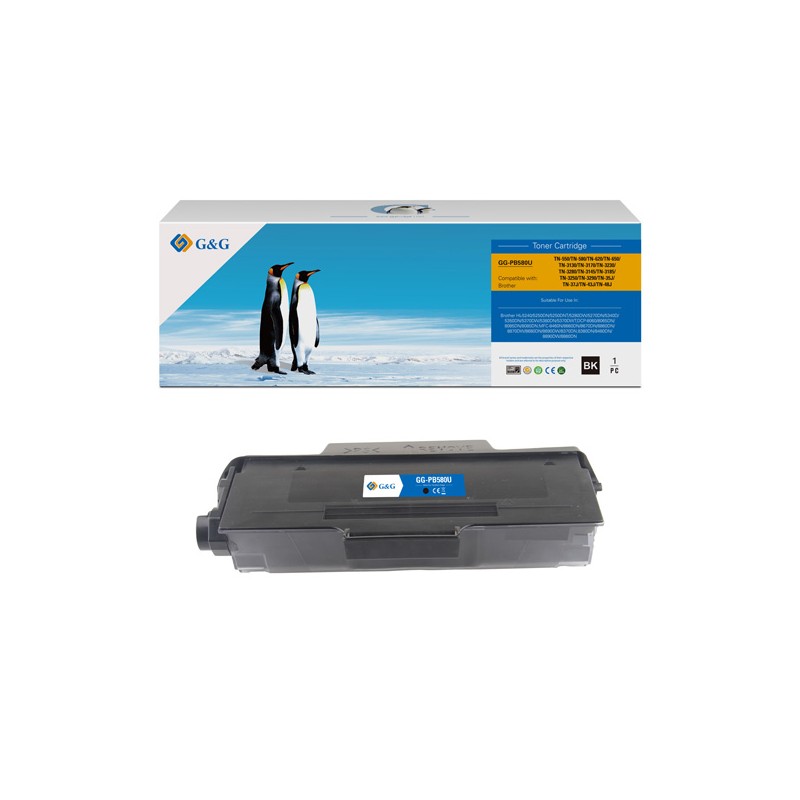 G&G kompatibilní toner s Brother TN3170, NT-PB580U(TN-3170), black, 7000str.