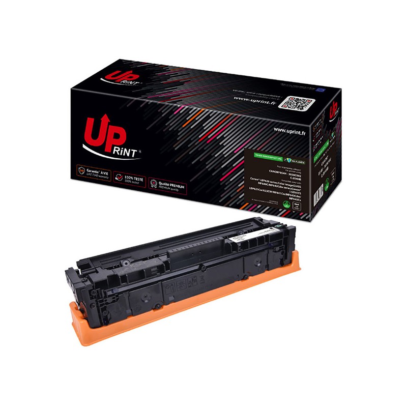 UPrint repasovaný toner Canon 054HK, C.054HB, black, 3100str., high capacity