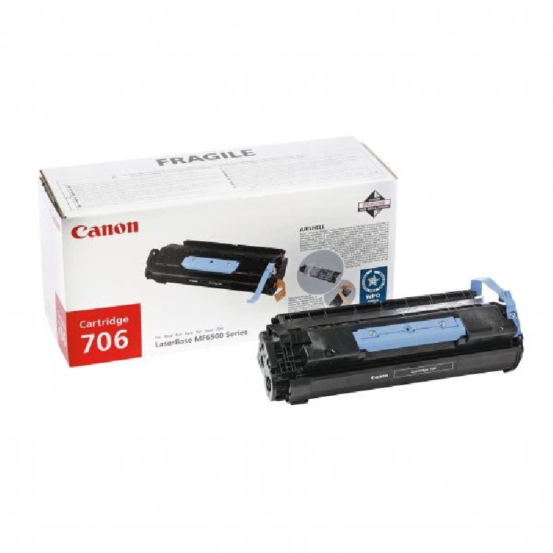 Canon originální toner 706 BK, 0264B002, black, 5000str., DOPRODEJ