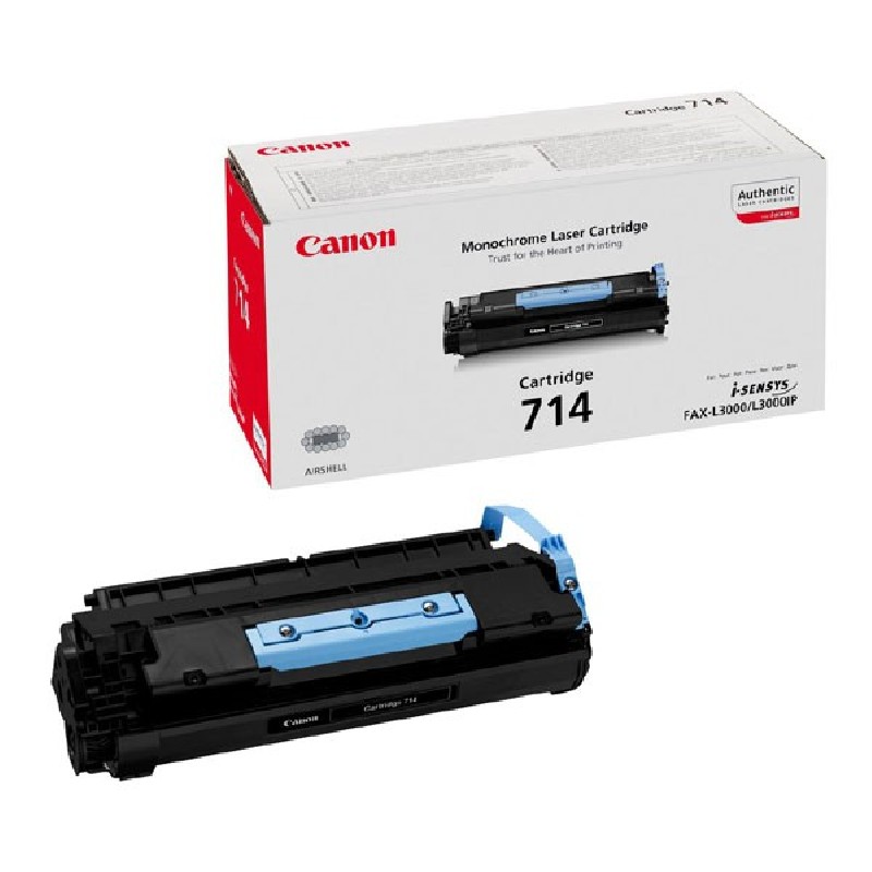 Canon originální toner 714 BK, 1153B002, black, 5000str.