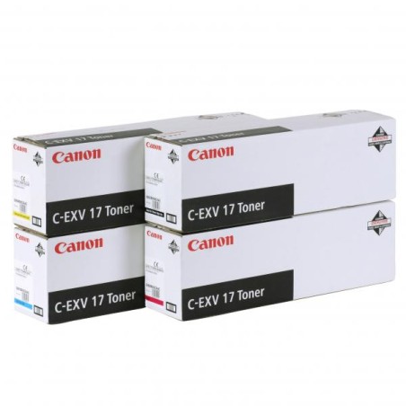 Canon originální toner C-EXV17 Y, 0259B002, yellow, 36000str.