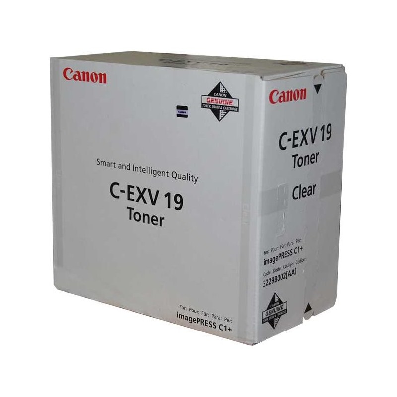 Canon originální toner C-EXV19 BK, 3229B002, clear, 31500str.
