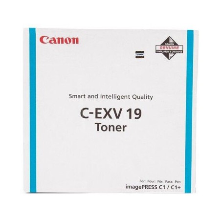 Canon originální toner C-EXV19 C, 0398B002, cyan, 16000str.