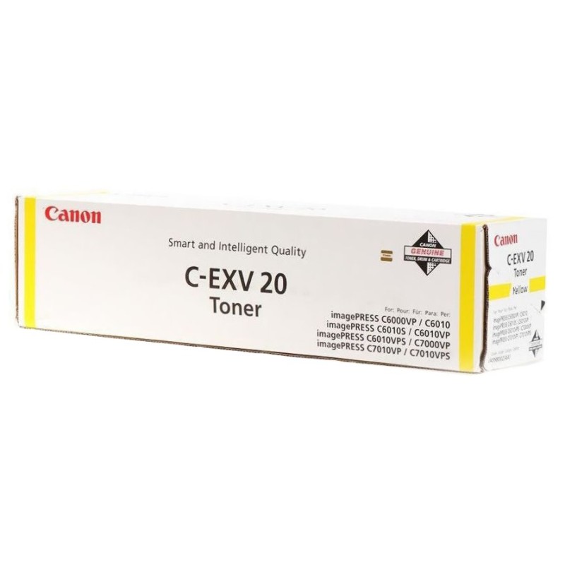 Canon originální toner C-EXV20 Y, 0439B002, yellow, 35000str.