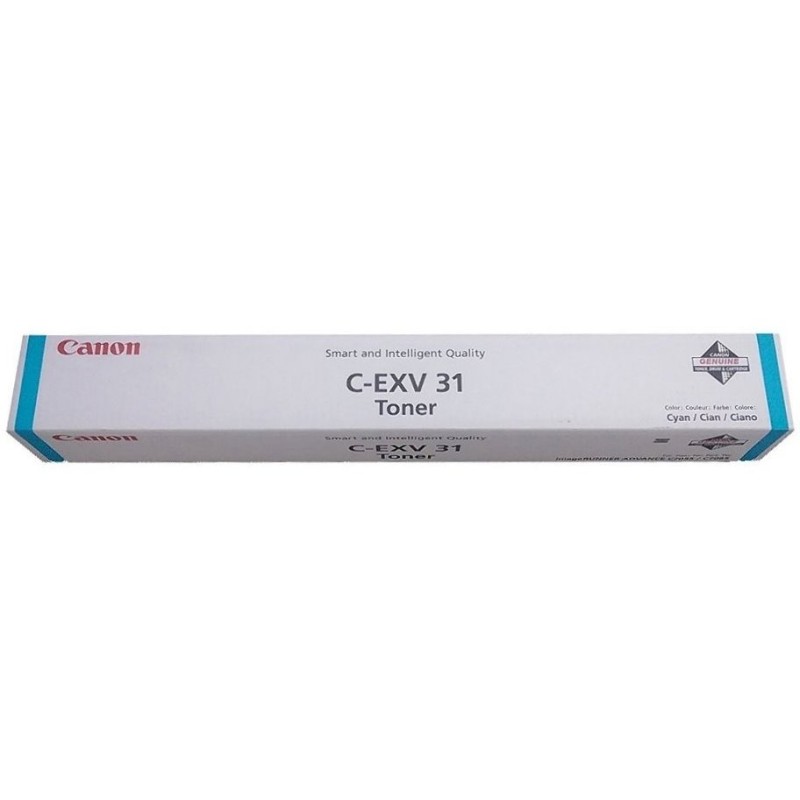 Canon originální toner C-EXV31 C, 2796B002, cyan, 52000str.