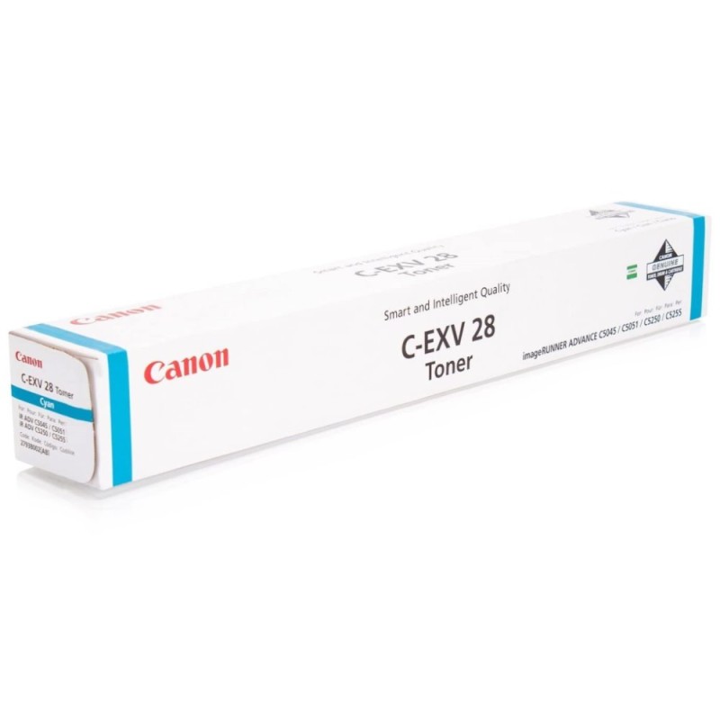 Canon originální toner CEXV28, 2793B002, cyan, 38000str., poškozený obal typ B