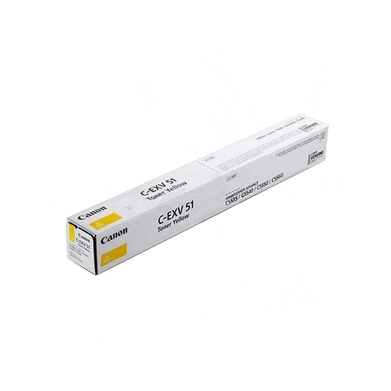 Canon originální toner CEXV51, 0484C002, yellow, 60000str.