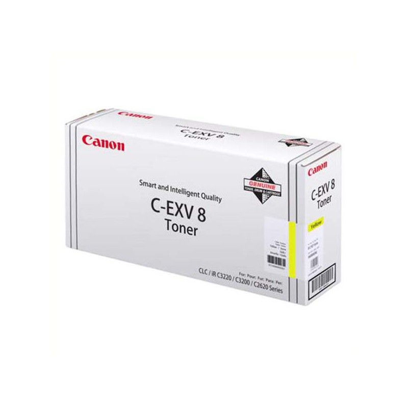 Canon originální toner C-EXV8 Y, 7626A002, yellow, 25000str.