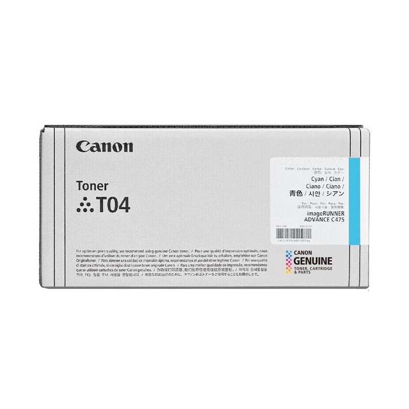 Canon originální toner T04 C, 2979C001, cyan, 27500str., high capacity