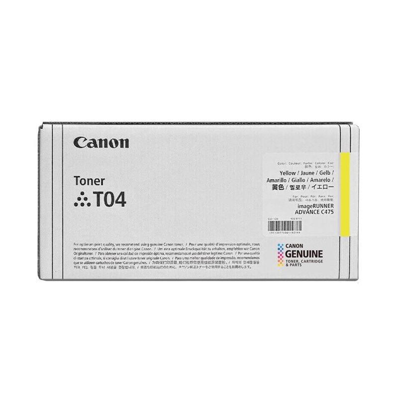 Canon originální toner T04 Y, 2977C001, yellow, 27500str., high capacity