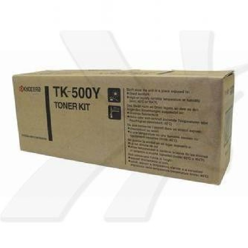 Kyocera originální toner TK500Y, 370PD3KW, yellow, 8000str.