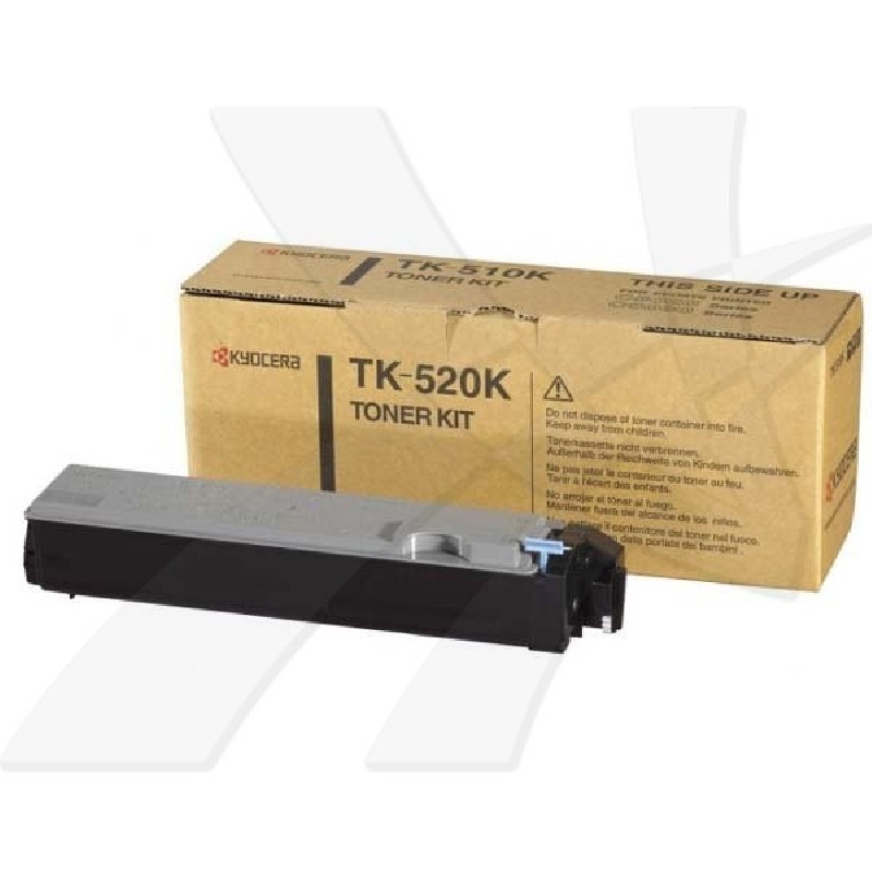 Kyocera originální toner TK520K, 1T02HJ0EU0, black, 6000str.