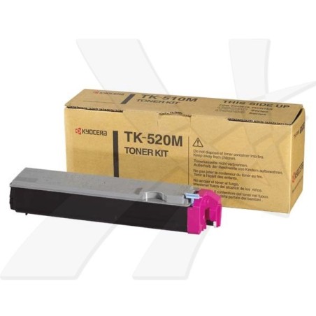 Kyocera originální toner TK520M, 1T02HJBEU0, magenta, 4000str.