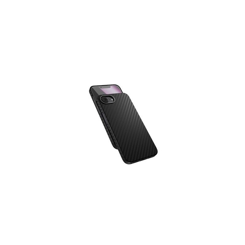Epico Mag+ Carbon Case for iPhone 16e/17e černá