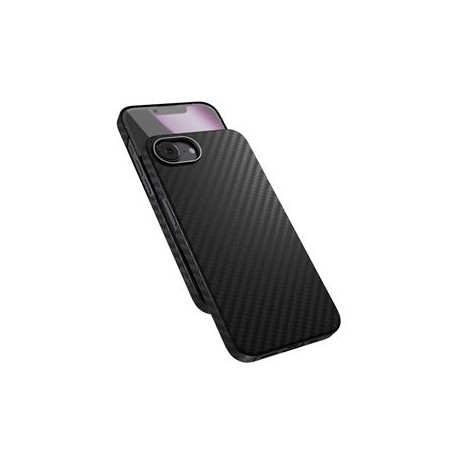 Epico Mag+ Carbon Case for iPhone 16e/17e černá