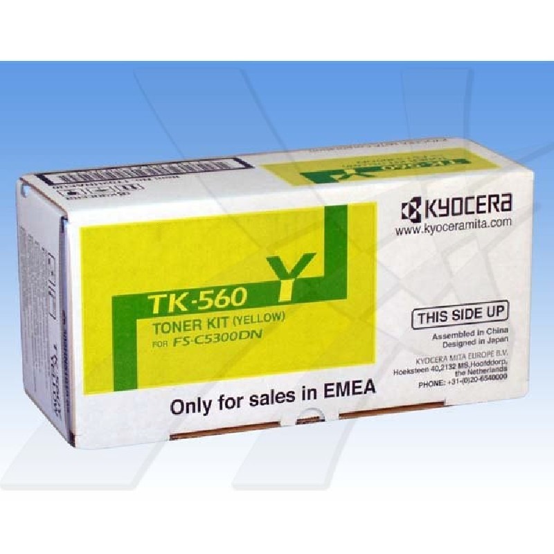 Kyocera originální toner TK560Y, 1T02HNAEU0, yellow, 10000str.