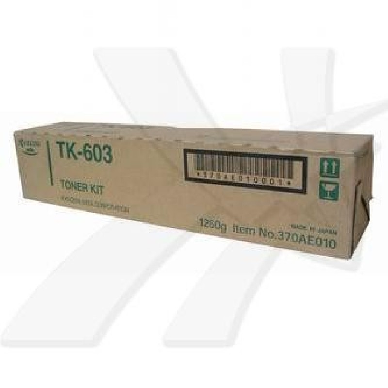 Kyocera originální toner TK603, 370AE010, black, 30000str., 1260g