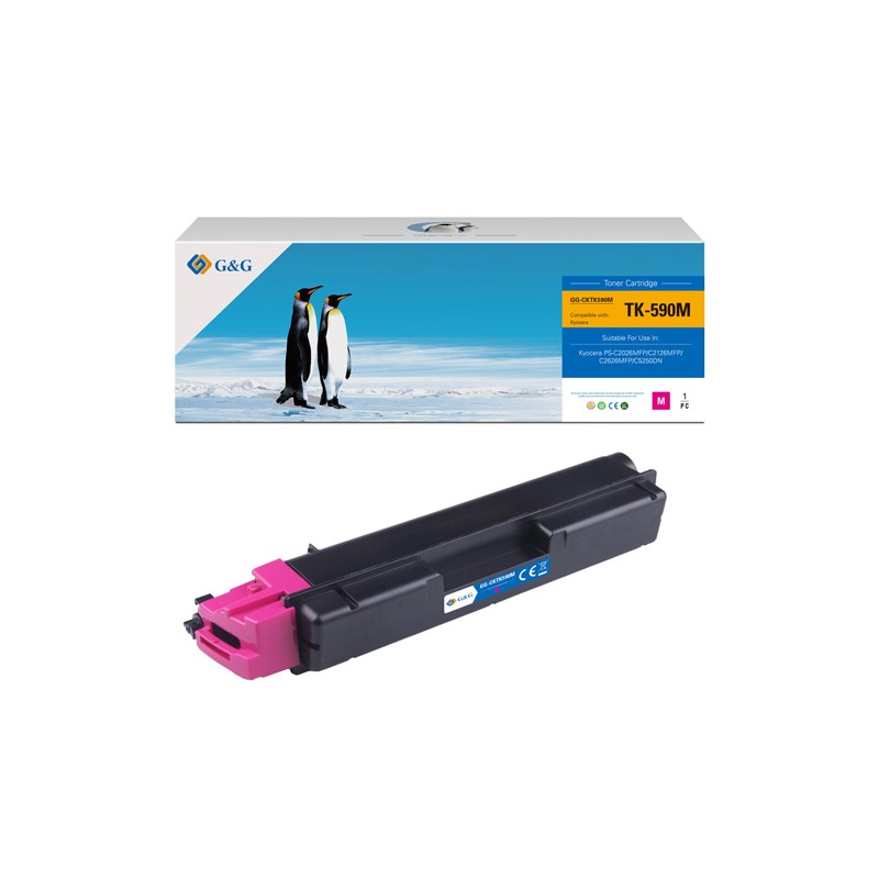 G&G kompatibilní toner s Kyocera TK590M, NT-CKTK590M, magenta, 5000str.