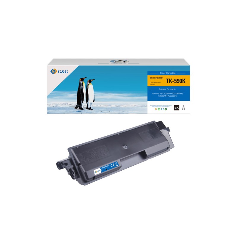 G&G kompatibilní toner s Kyocera TK590K, NT-CKTK590BK, black, 7000str.
