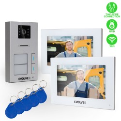 EVOLVEO DoorPhone AP2-2 drátový videotelefon pro dva byty s aplikací