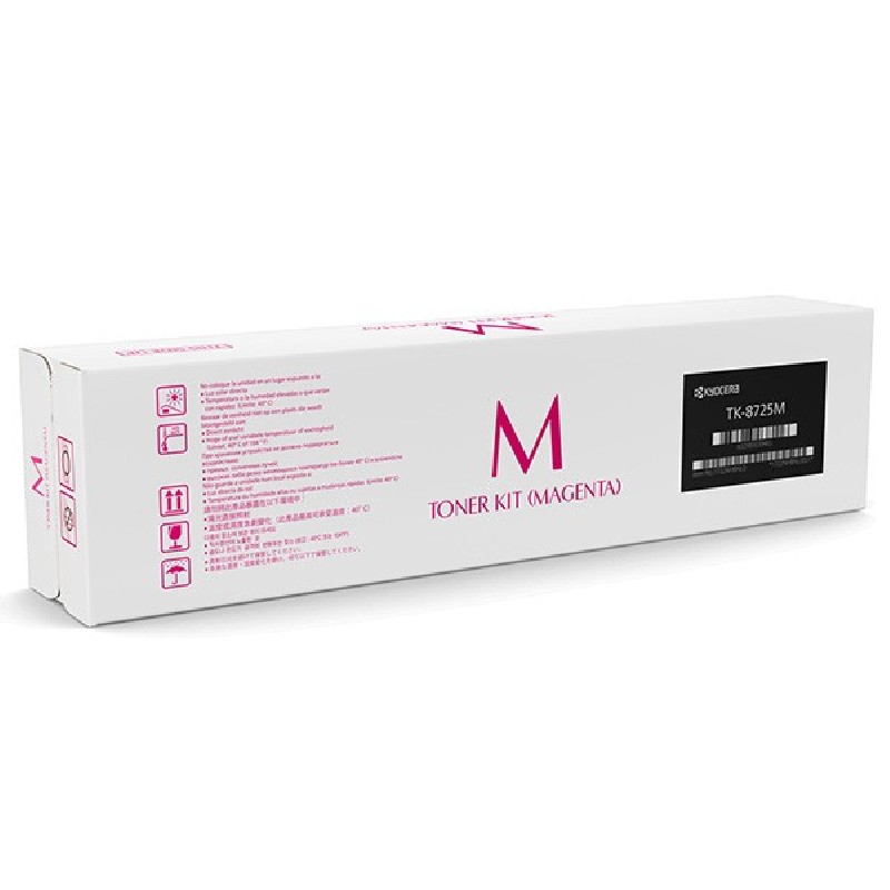 Kyocera originální toner TK8725M, 1T02NHBNL0, magenta, 30000str.