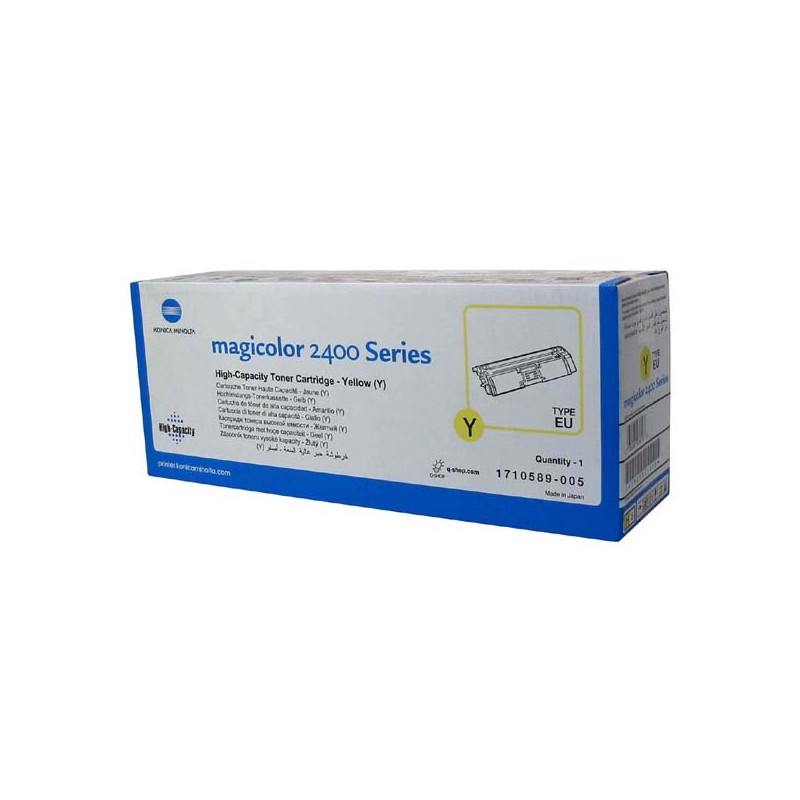 Konica Minolta originální toner A00W132, 1710-5890-05, yellow, 4500str.