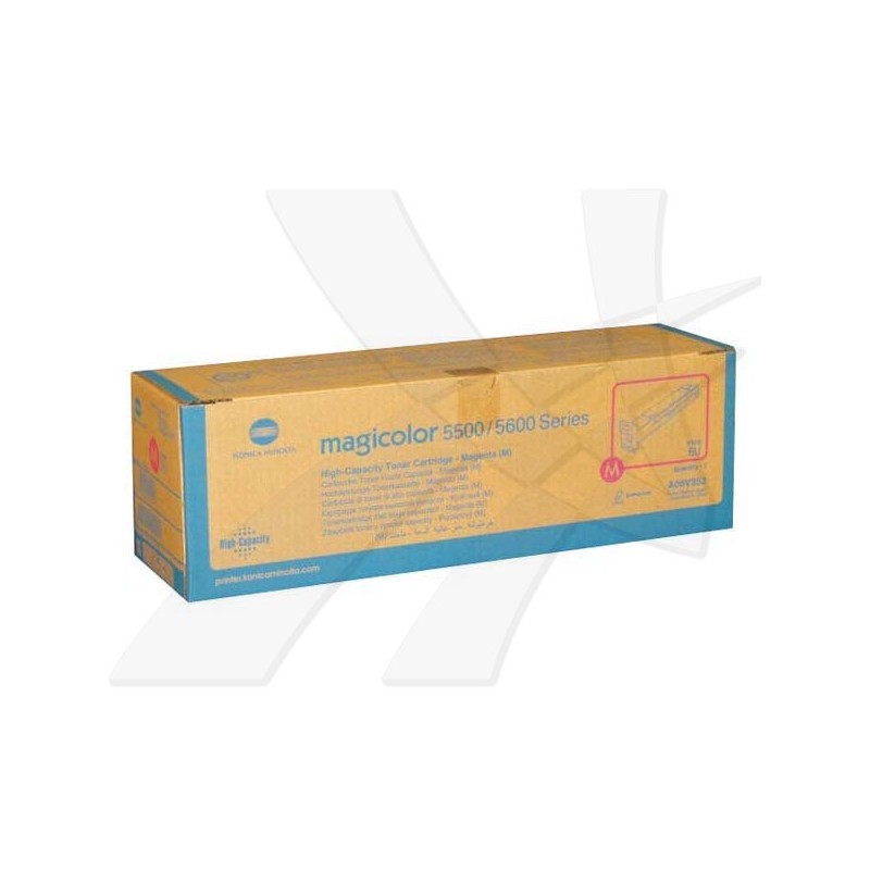 Konica Minolta originální toner A06V353, magenta, 12000str.
