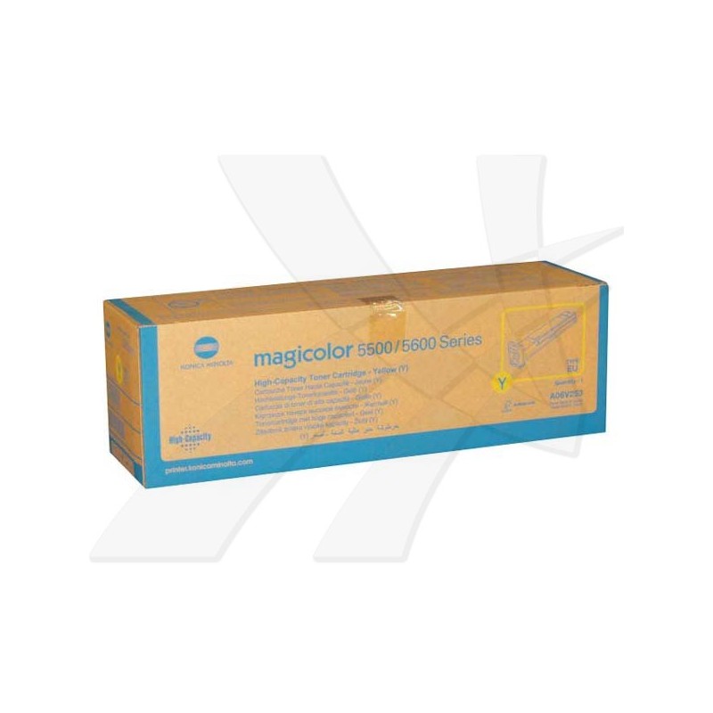 Konica Minolta originální toner A06V253, yellow, 12000str.