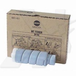 Konica Minolta originální toner 8931622, 8931621, black, 4000str., v provedeni Develop D700, 4x40g