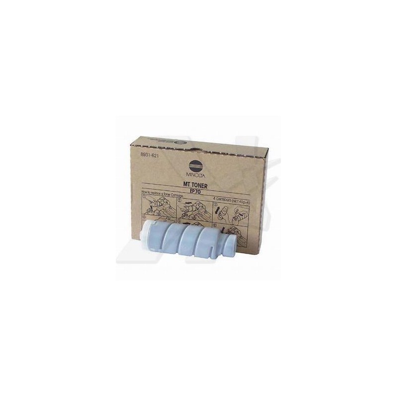 Konica Minolta originální toner 8931622, 8931621, black, 4000str., v provedeni Develop D700, 4x40g