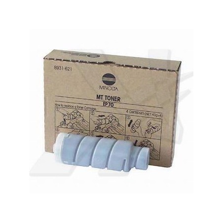 Konica Minolta originální toner 8931622, 8931621, black, 4000str., v provedeni Develop D700, 4x40g