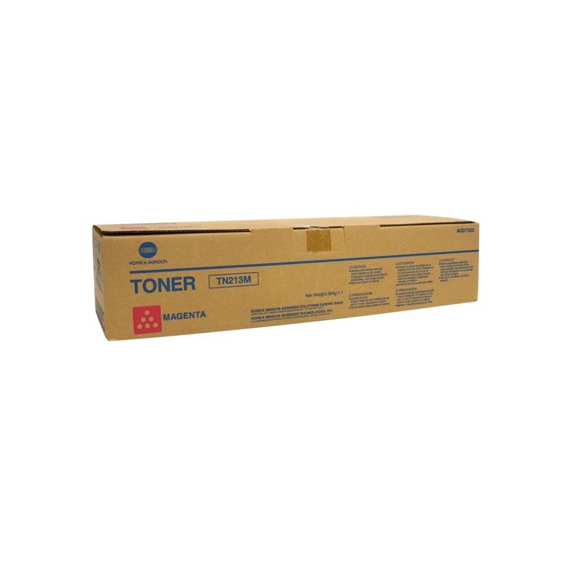 Konica Minolta originální toner TN213M, A0D7352, magenta, 19000str.