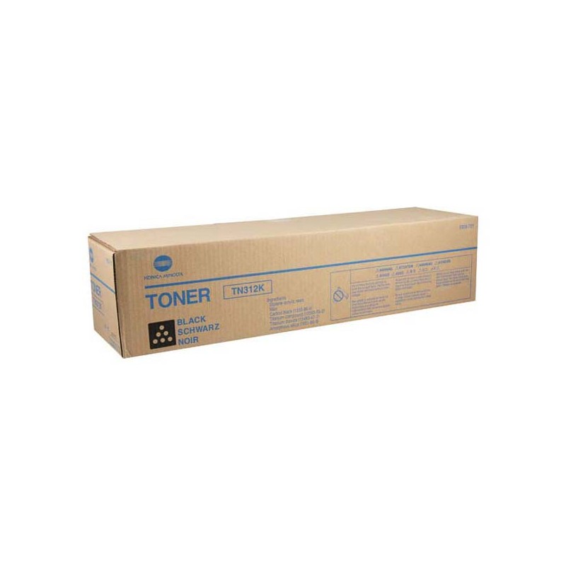 Konica Minolta originální toner TN312K, 8938-705, black, 20000str.