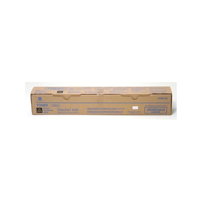 Konica Minolta originální toner TN321K, A33K150, black, 27000str.