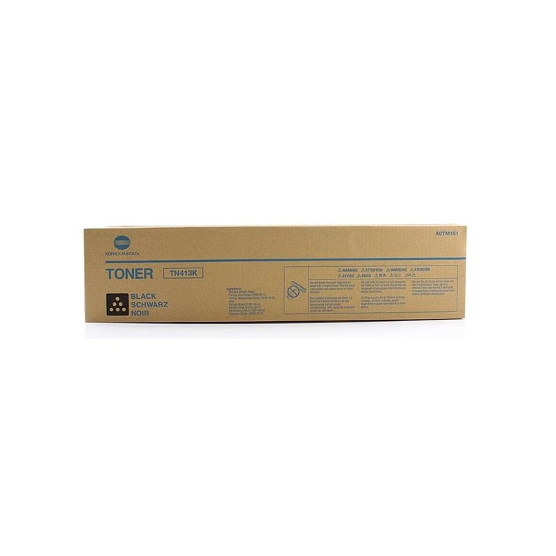 Konica Minolta originální toner A0TM151, TN413K, black, 45000str.