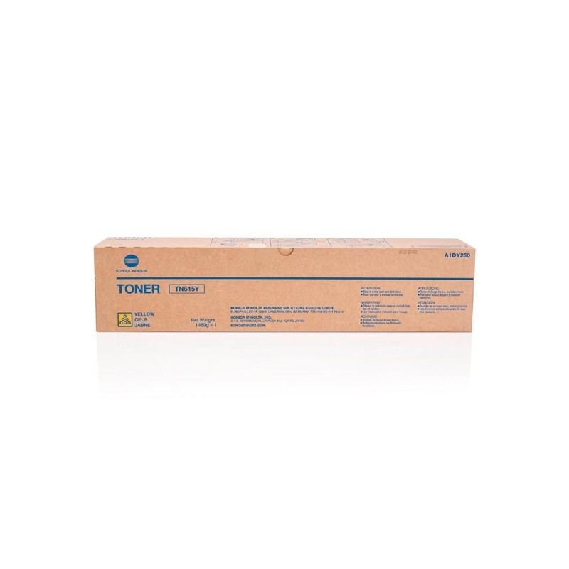 Konica Minolta originální toner A1DY250, TN615Y, yellow, 91000str.