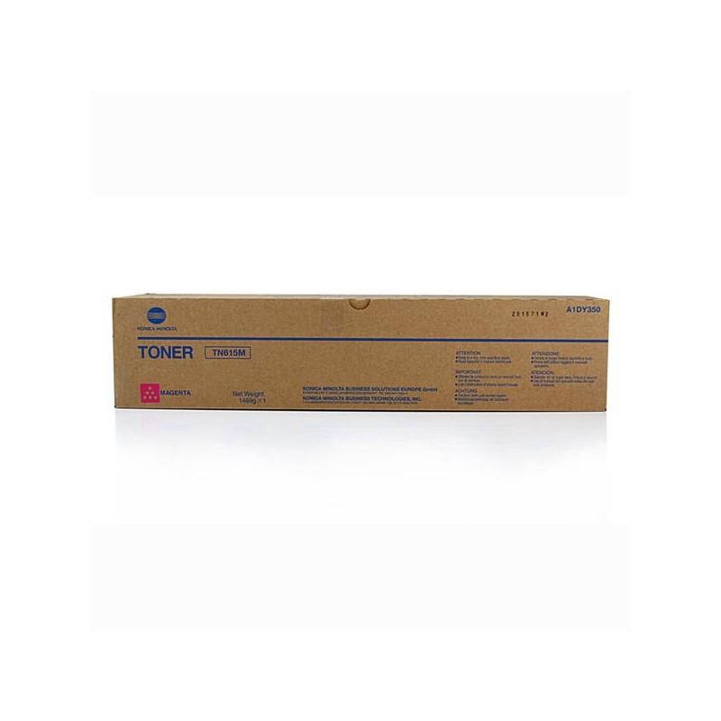 Konica Minolta originální toner A1DY350, TN615M, magenta, 91000str.