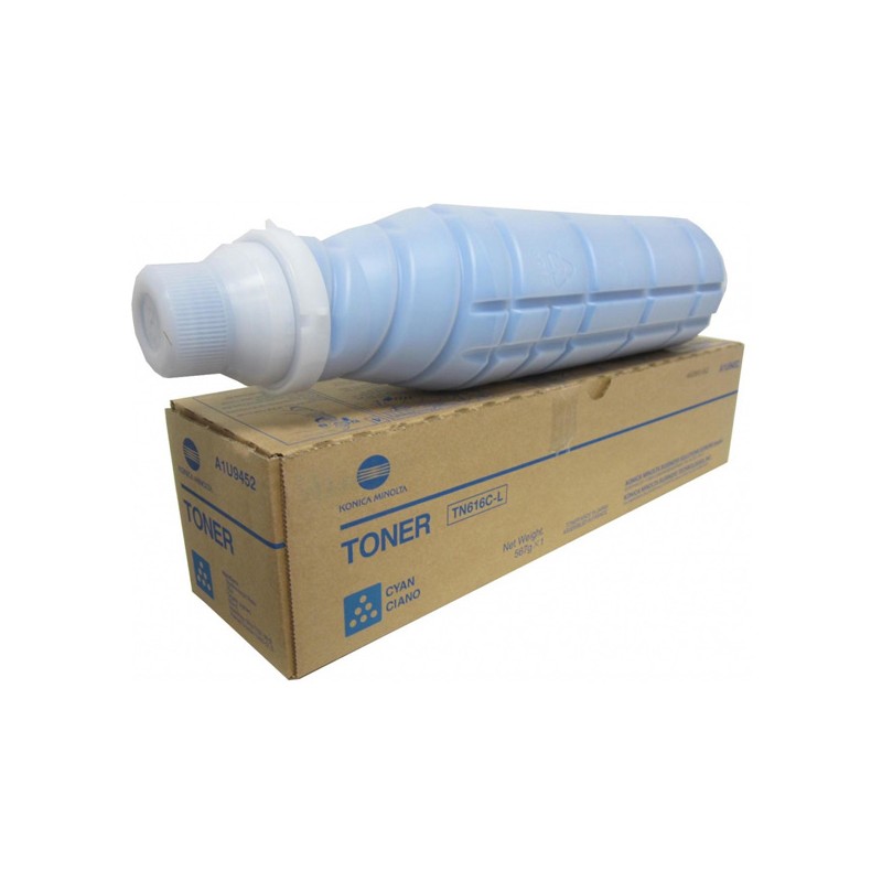 Konica Minolta originální toner A1U9452, TN616C-L, cyan, 27900str.