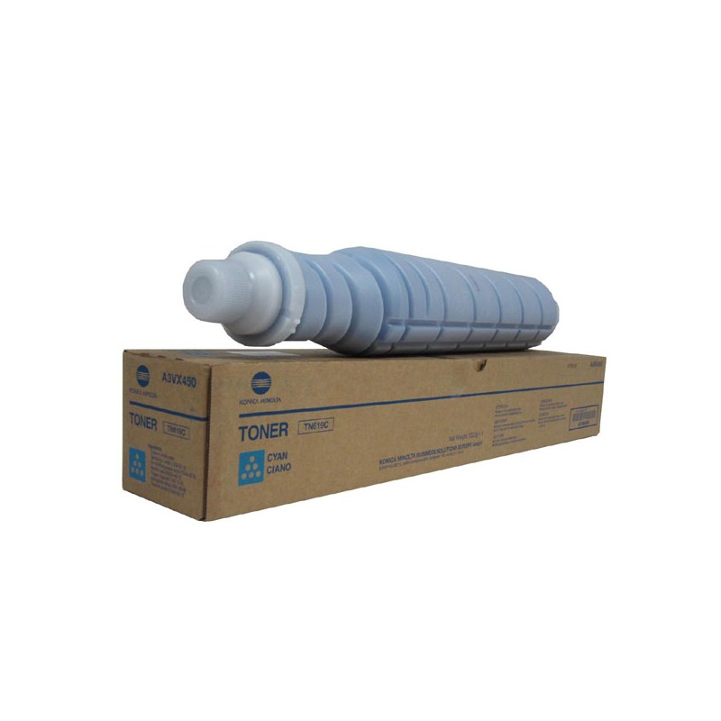 Konica Minolta originální toner A3VX450, TN619C, A3VX455, cyan, 70000str.