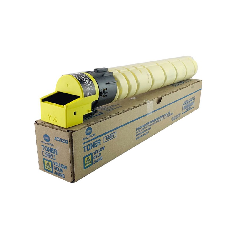 Konica Minolta originální toner ACV125H, TN626Y, yellow, 14000str.