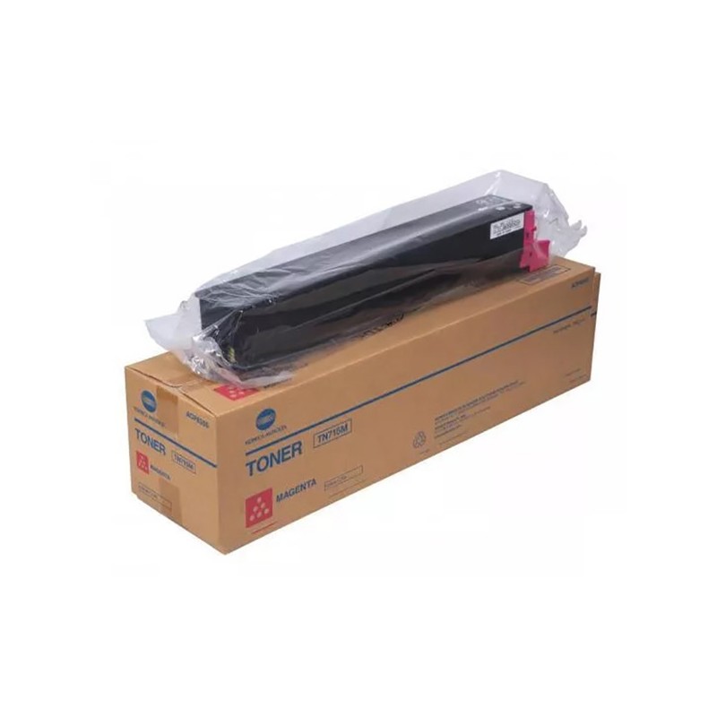 Konica Minolta originální toner ACP835H, TN715M, magenta, 22500str.