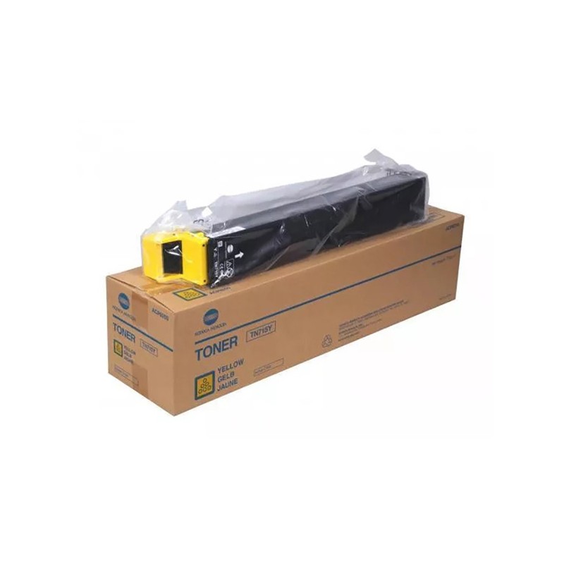 Konica Minolta originální toner ACP825H, TN715Y, yellow, 22500str.