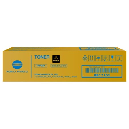 Konica Minolta originální toner AE1Y151, TNP-93K, black, 6000str.