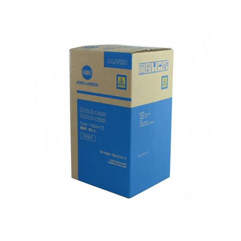 Konica Minolta originální toner AAJW251, TNP-81Y, yellow, 9000str.