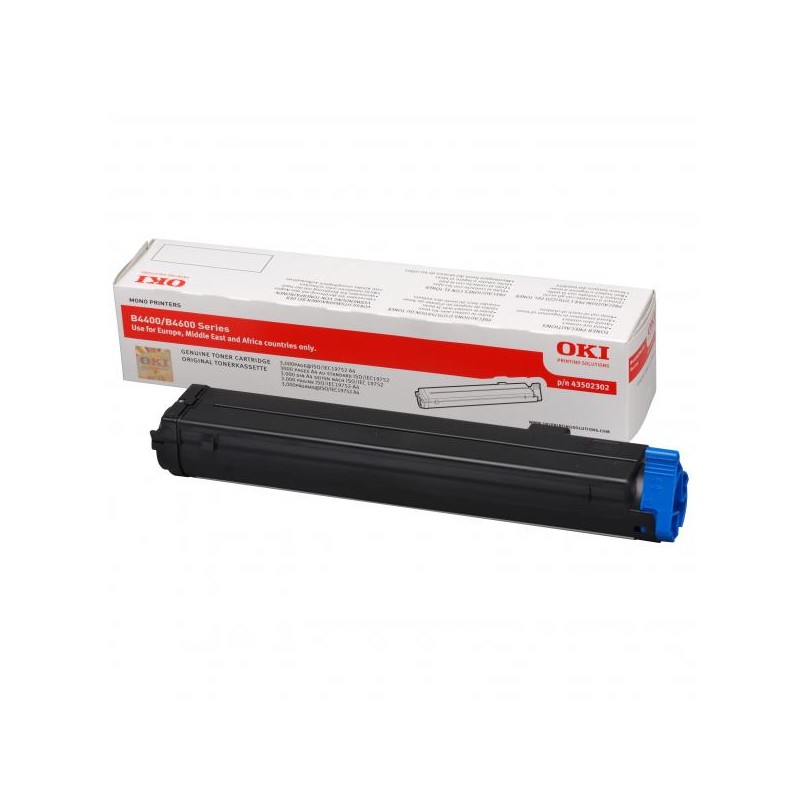 OKI originální toner 43502302, black, 3000str.