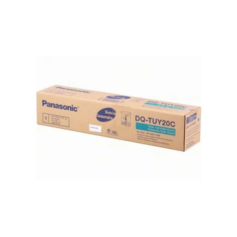 Panasonic originální toner DQ-TUY20C-PB, cyan, 20000str.