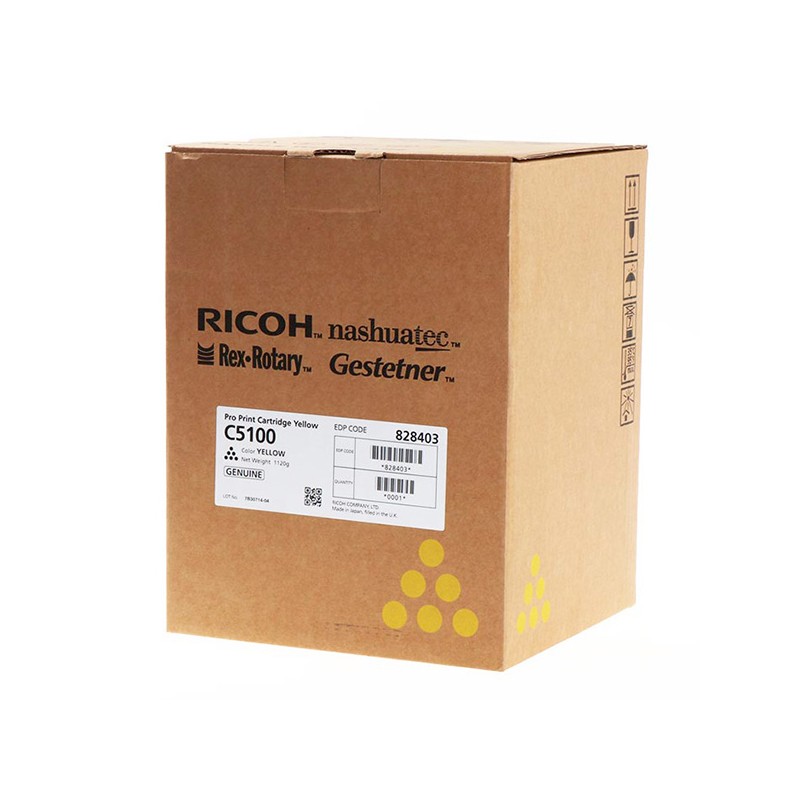 Ricoh originální toner 828403, 828226, yellow