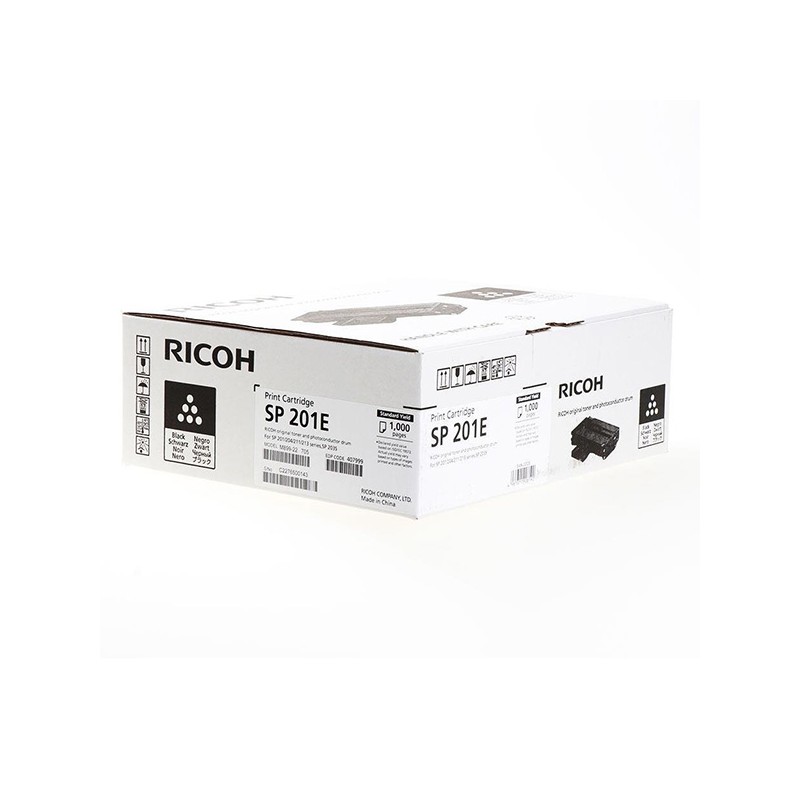 Ricoh originální toner SP201LE, 407999, black, 1000str.