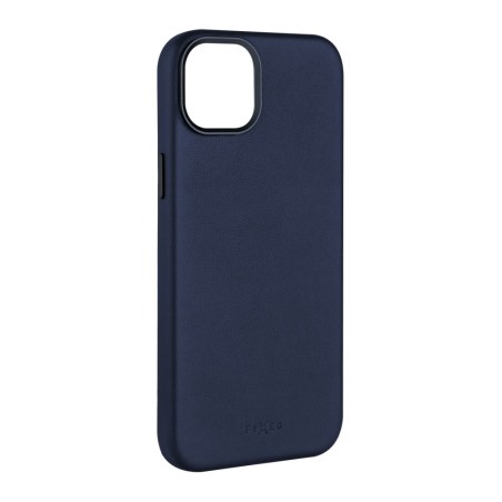 FIXED MagLeather kožený kryt iPhone 15+ modrý