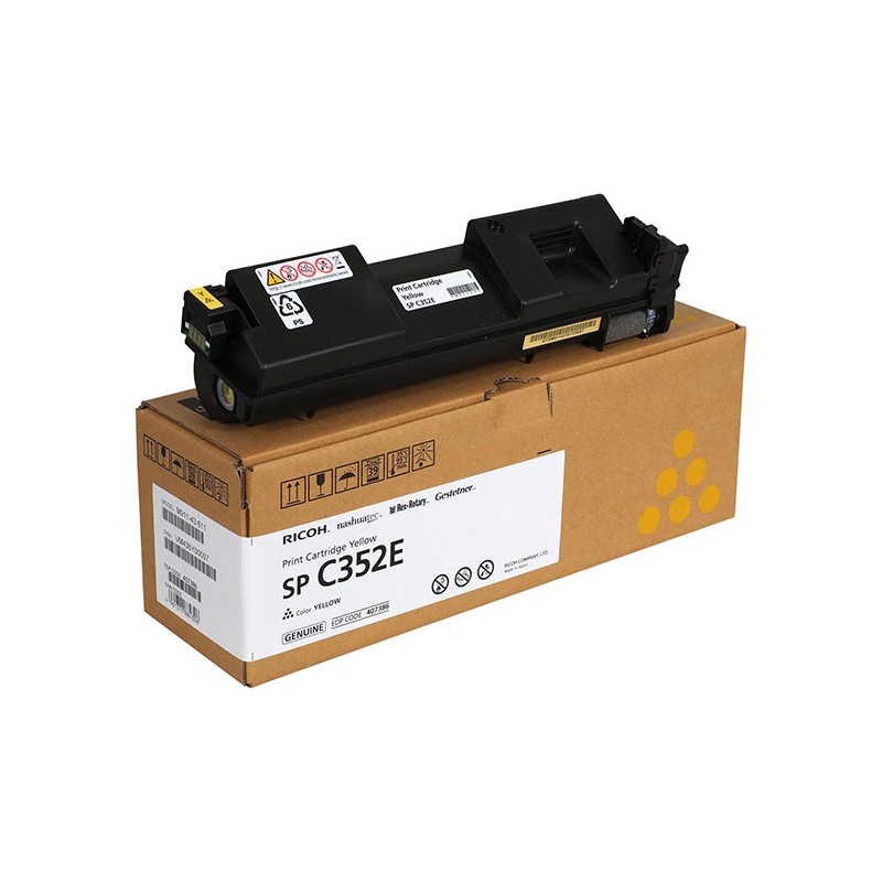 Ricoh originální toner 408218, 407386, yellow, 9000str.